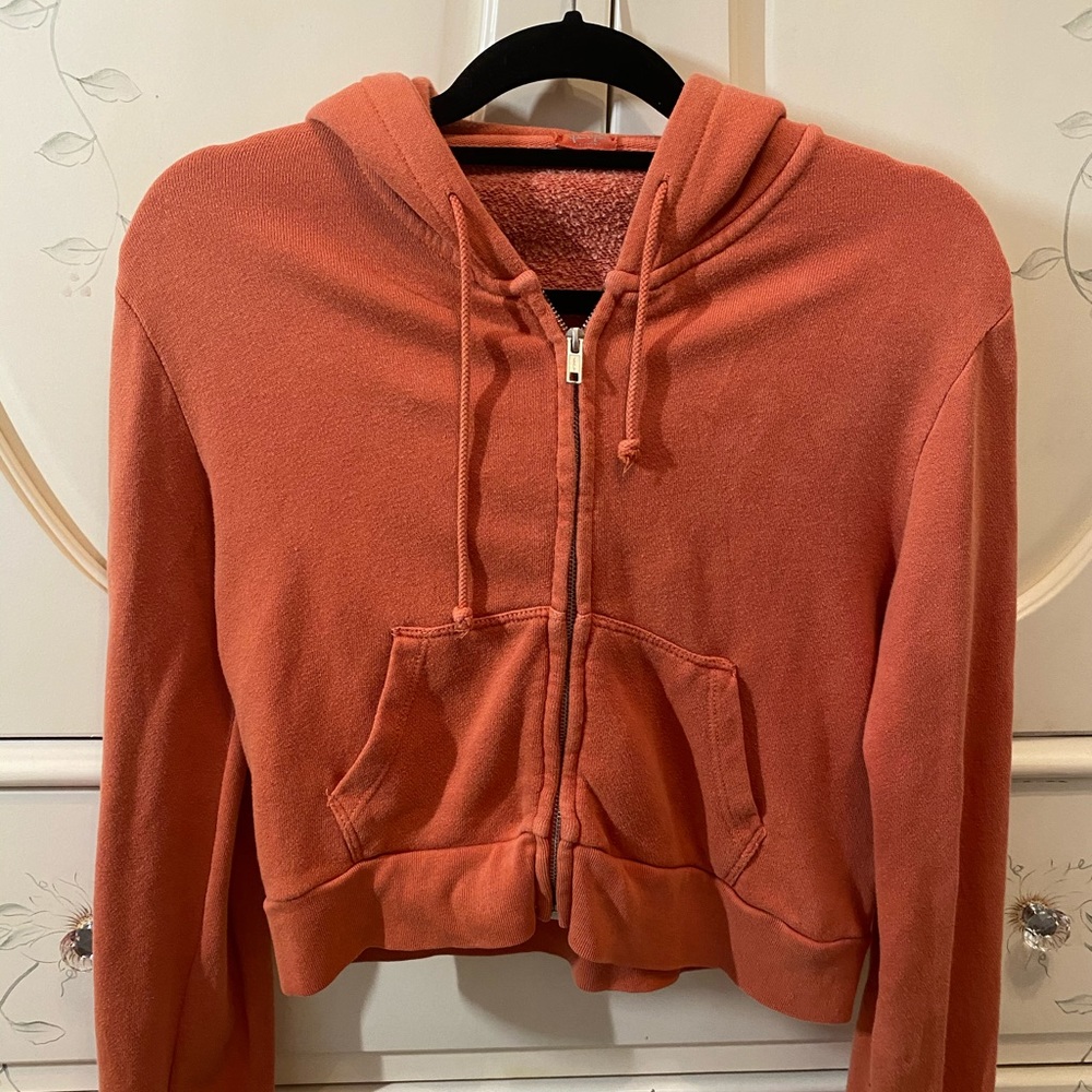 John galt cropped zip up
